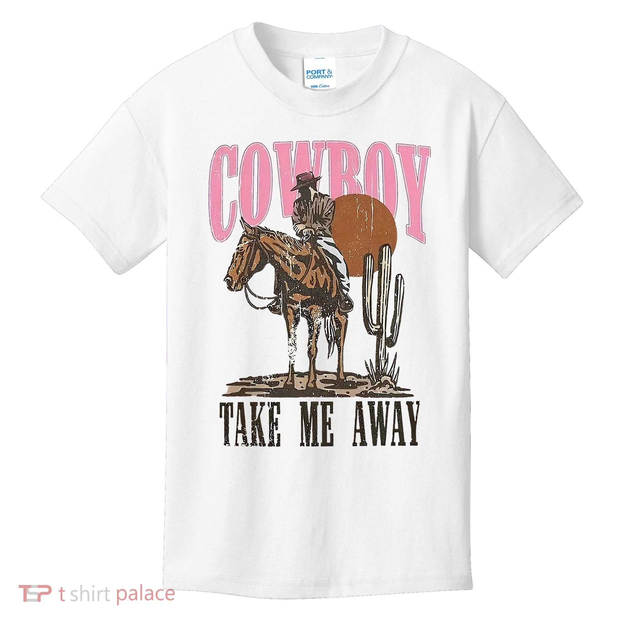 Cowboy Take Me Away Kids T-Shirt