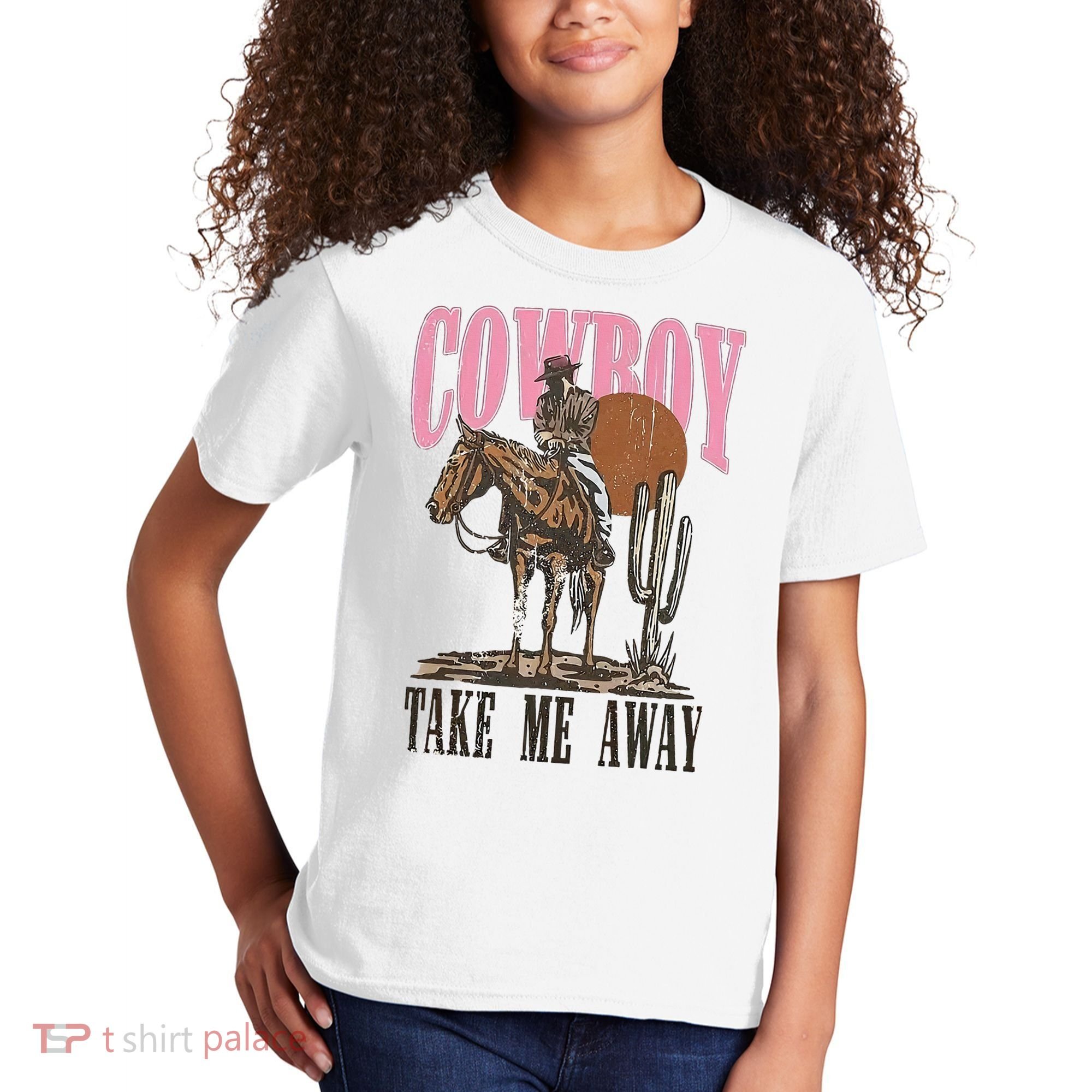 Cowboy Take Me Away Kids T-Shirt