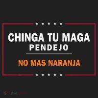 Chinga Tu Maga Pendejo No Mas Naranja Beanie thumb 2