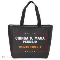 Chinga Tu Maga Pendejo No Mas Naranja Tote Bag thumb 0