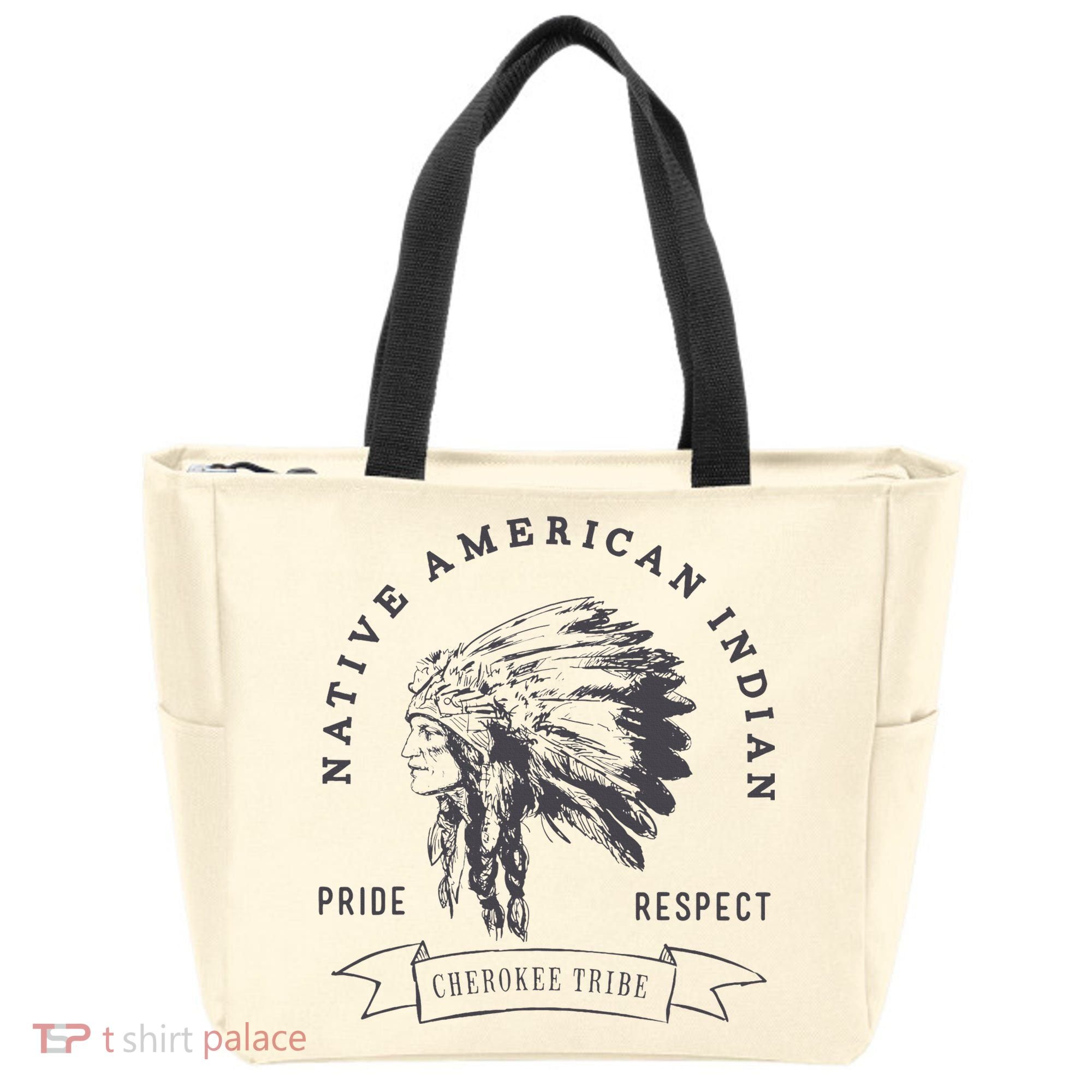 Cherokee Tribe Native American Indian Pride Respect Tote Bag