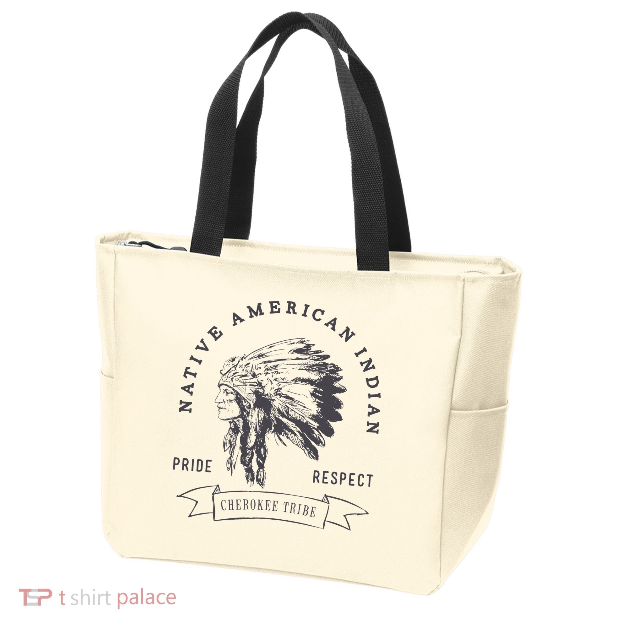 Cherokee Tribe Native American Indian Pride Respect Tote Bag