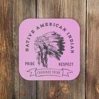 Cherokee Tribe Native American Indian Pride Respect Coaster thumb 0