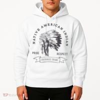Cherokee Tribe Native American Indian Pride Respect Hoodie thumb 2
