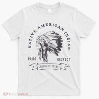 Cherokee Tribe Native American Indian Pride Respect T-Shirt thumb 0