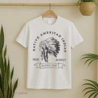 Cherokee Tribe Native American Indian Pride Respect T-Shirt thumb 2