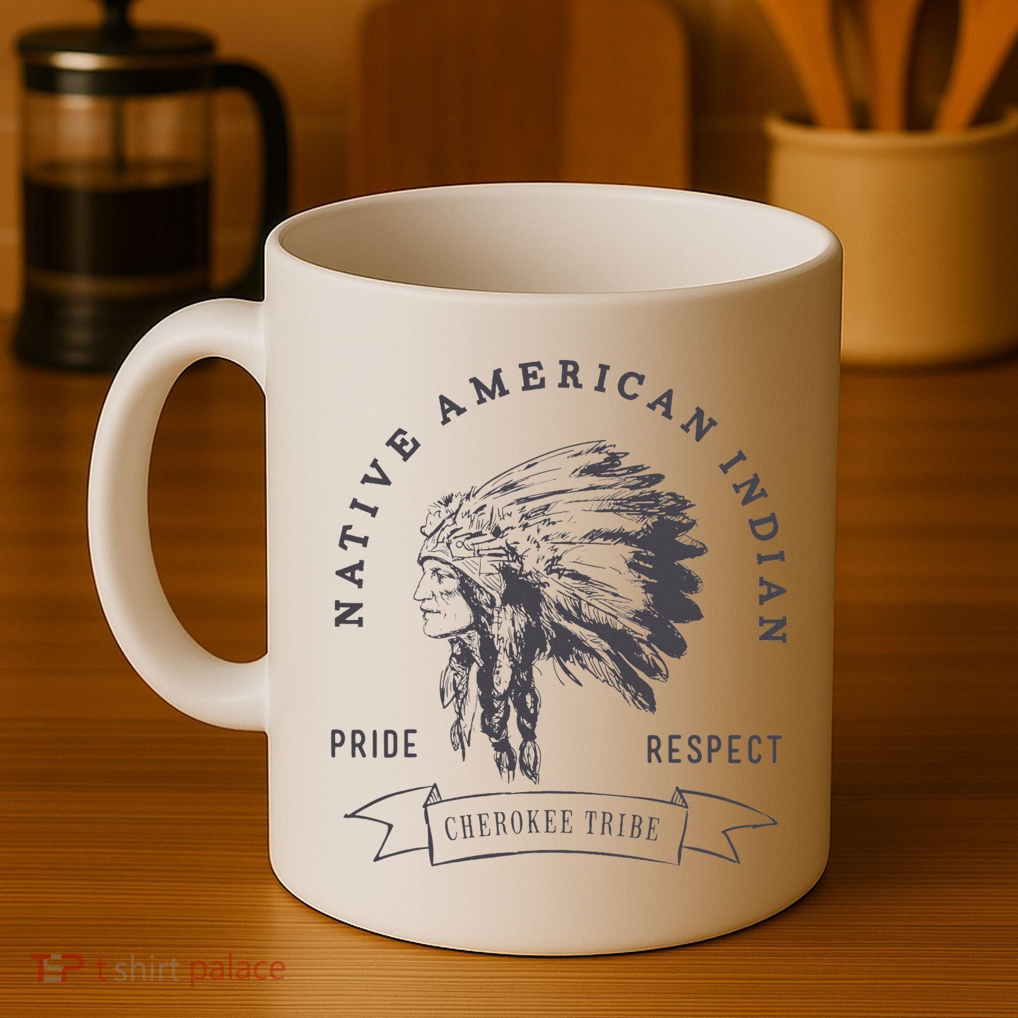 Cherokee Tribe Native American Indian Pride Respect Coffee Mug