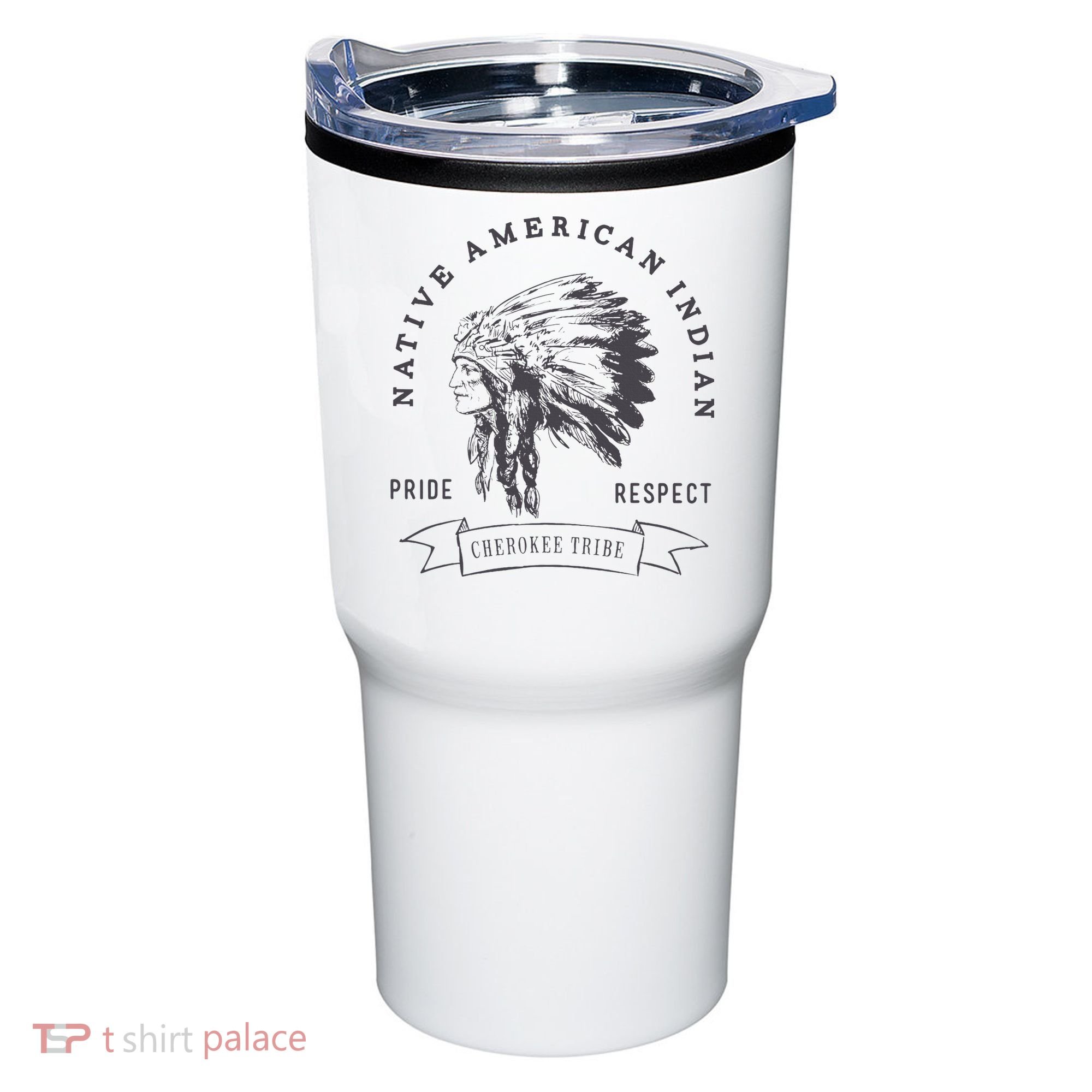 Cherokee Tribe Native American Indian Pride Respect Tumbler