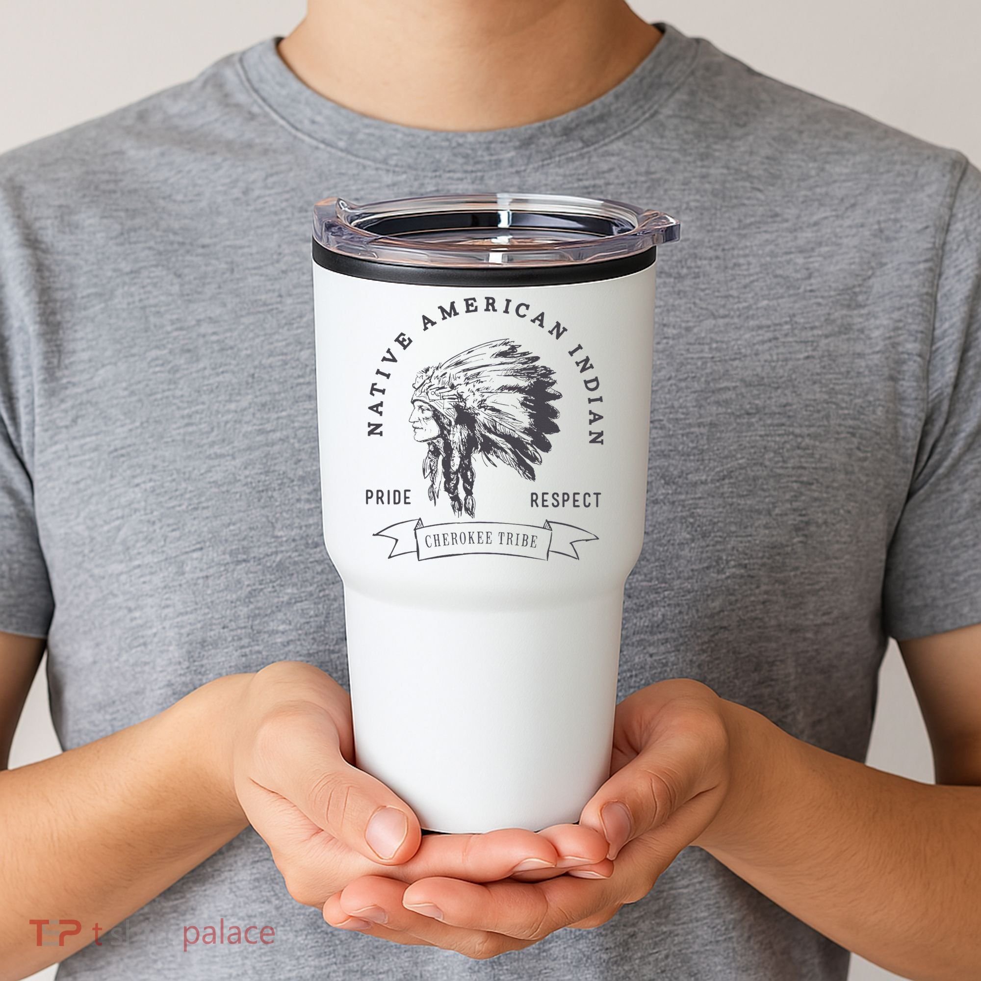 Cherokee Tribe Native American Indian Pride Respect Tumbler
