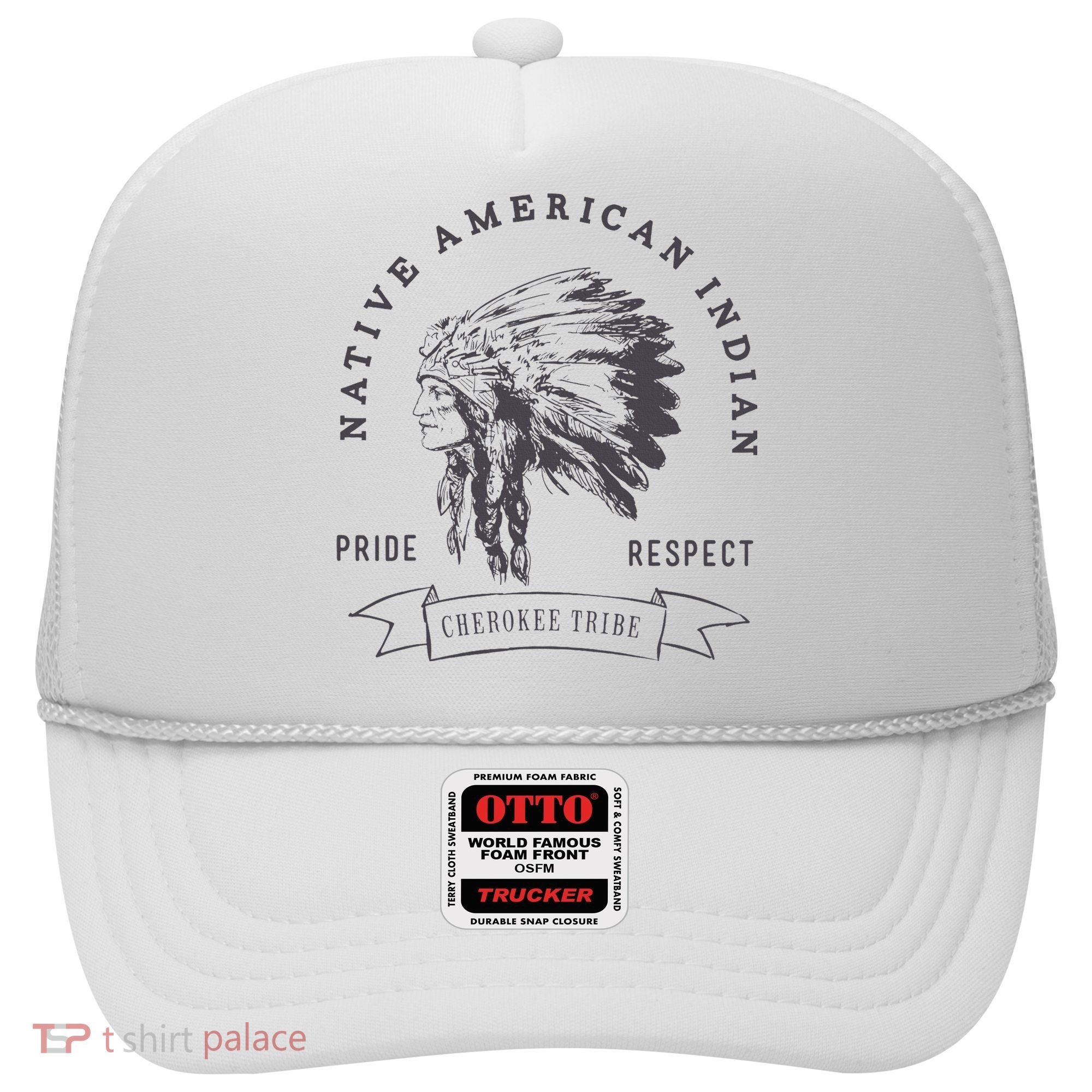 Cherokee Tribe Native American Indian Pride Respect Hat