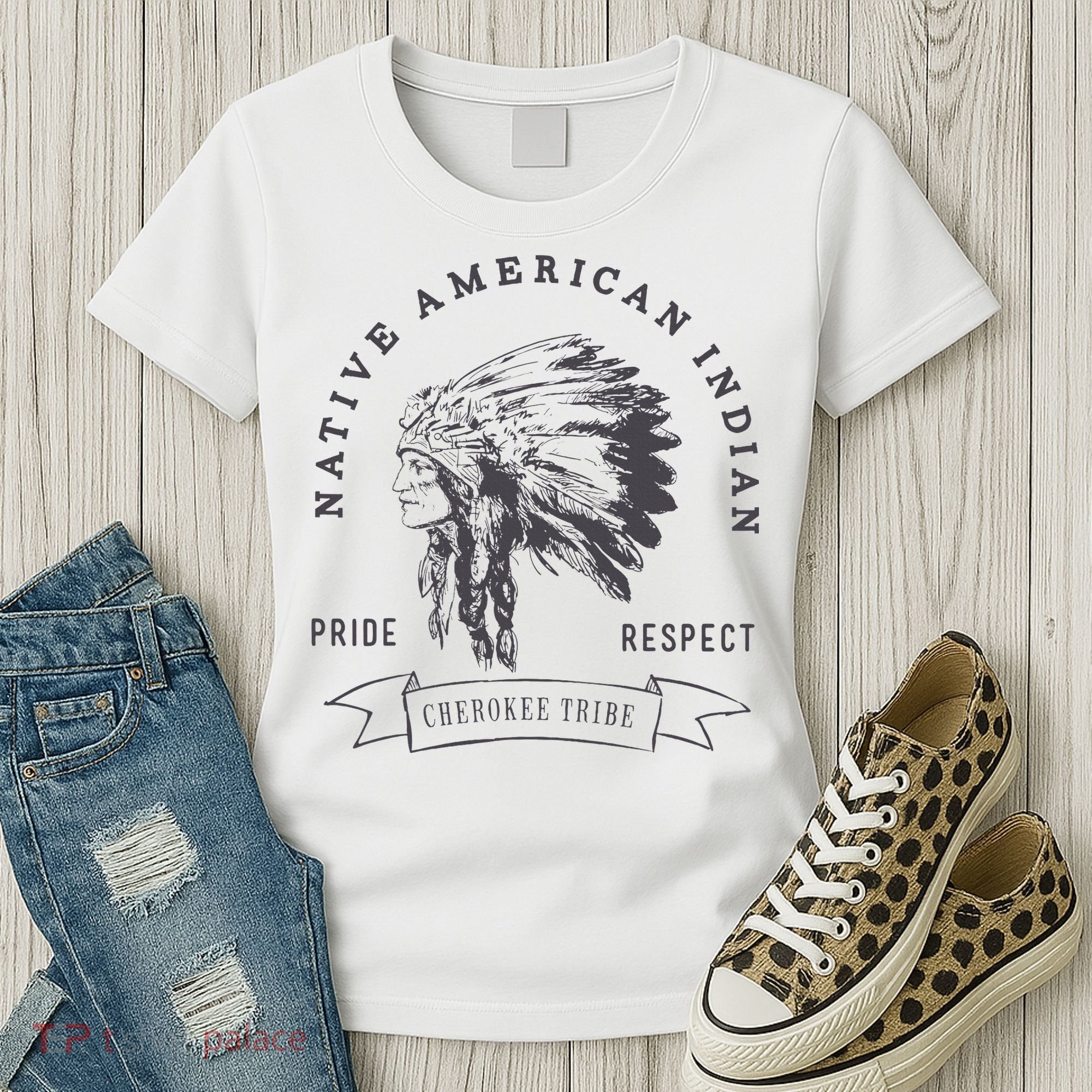 Cherokee Tribe Native American Indian Pride Respect Women's T-Shirt