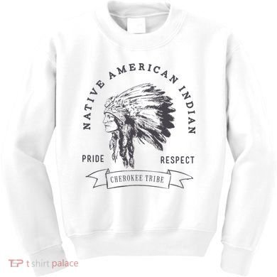 Cherokee Tribe Native American Indian Pride Respect Kids Sweatshirt