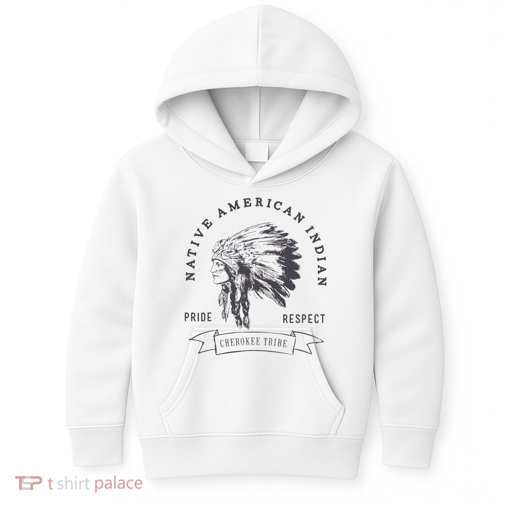 Cherokee Tribe Native American Indian Pride Respect Kids Hoodie