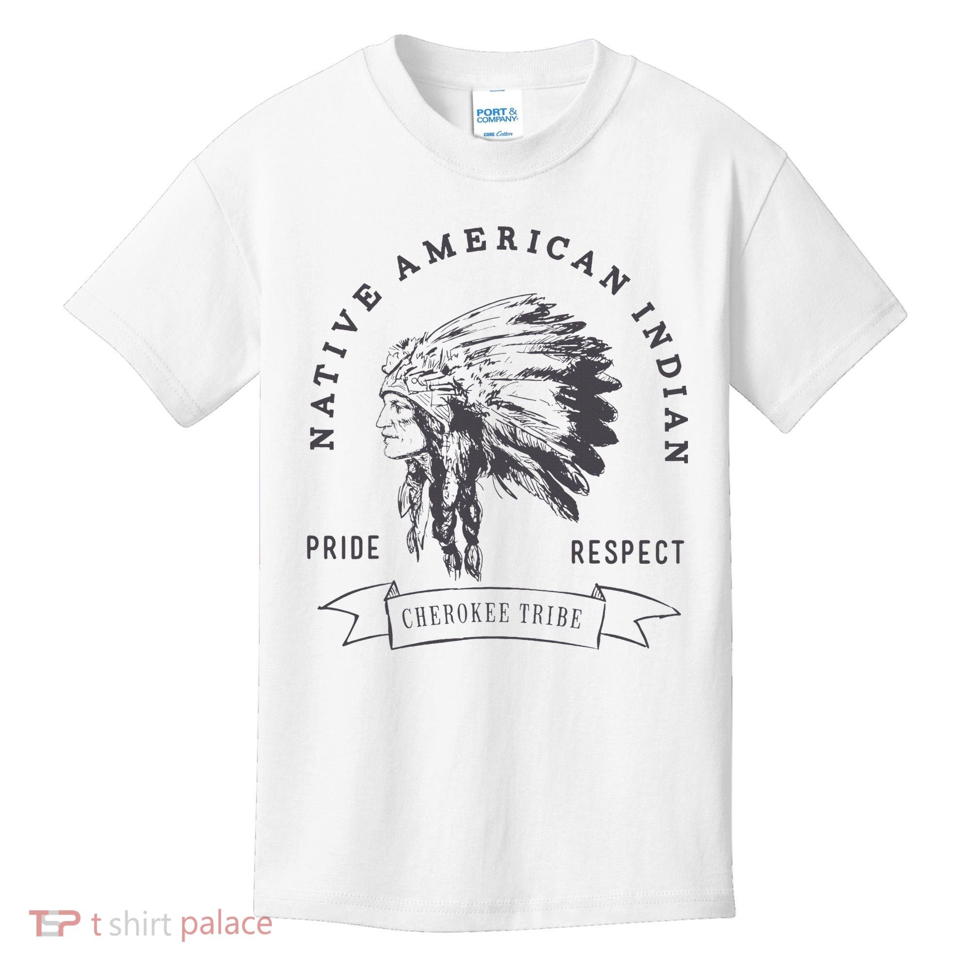 Cherokee Tribe Native American Indian Pride Respect Kids T-Shirt
