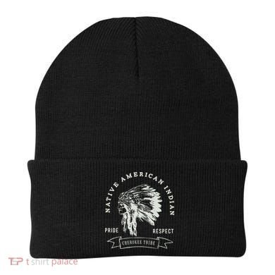 Cherokee Tribe Native American Indian Pride Respect Design Beanie