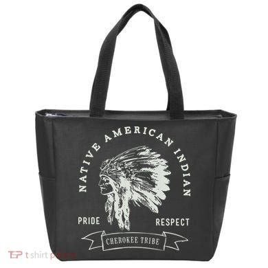 Cherokee Tribe Native American Indian Pride Respect Design Tote Bag