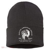 Creek Tribe Native American Indian Pride Respect Honor Gift Sustainable Knit Beanie thumb 0