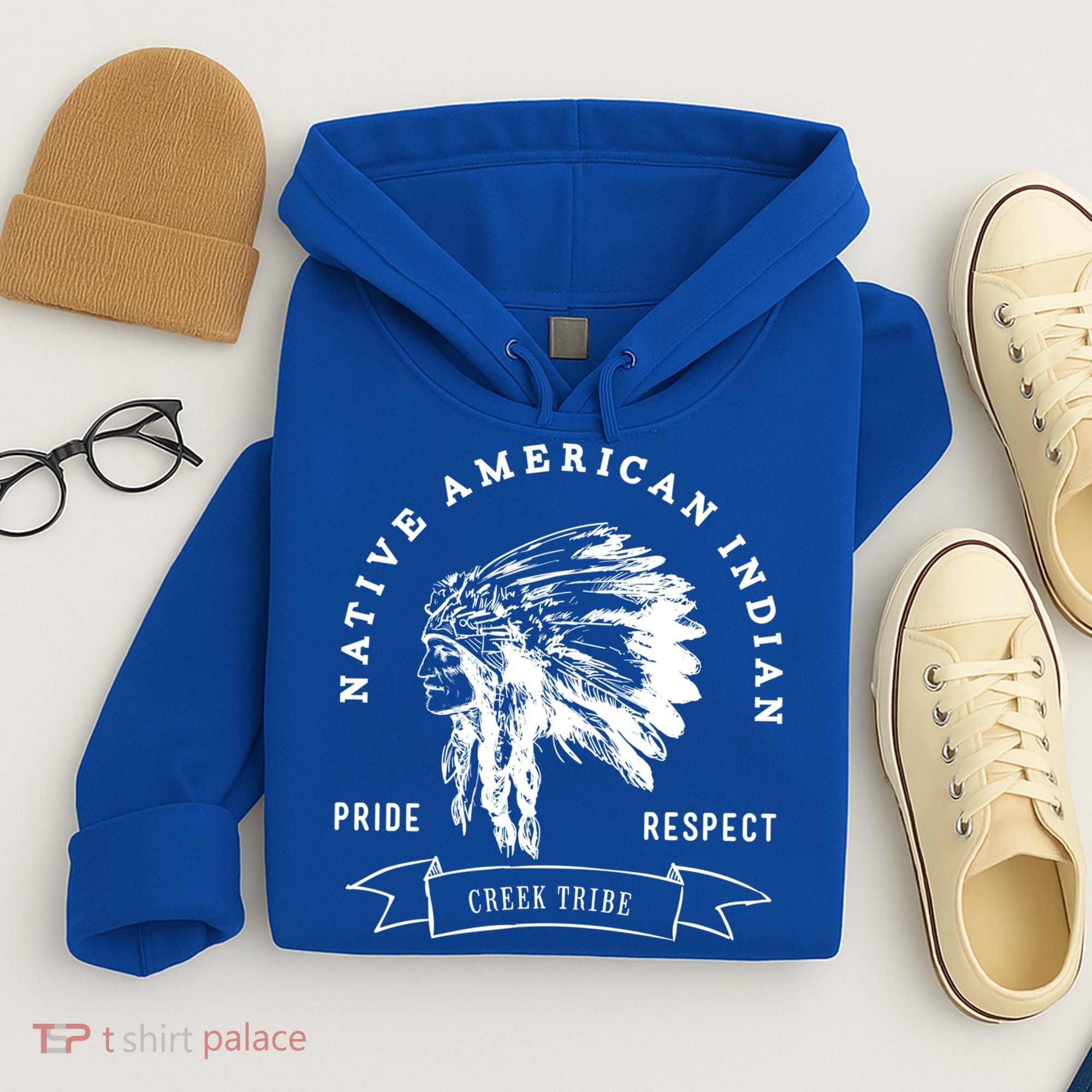 Creek Tribe Native American Indian Pride Respect Honor Gift Hoodie
