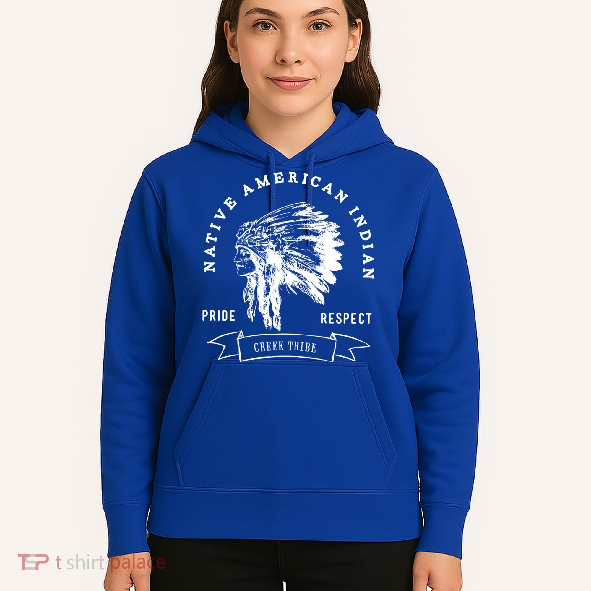Creek Tribe Native American Indian Pride Respect Honor Gift Hoodie