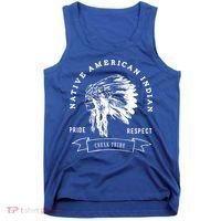 Creek Tribe Native American Indian Pride Respect Honor Gift Tank Top thumb 0