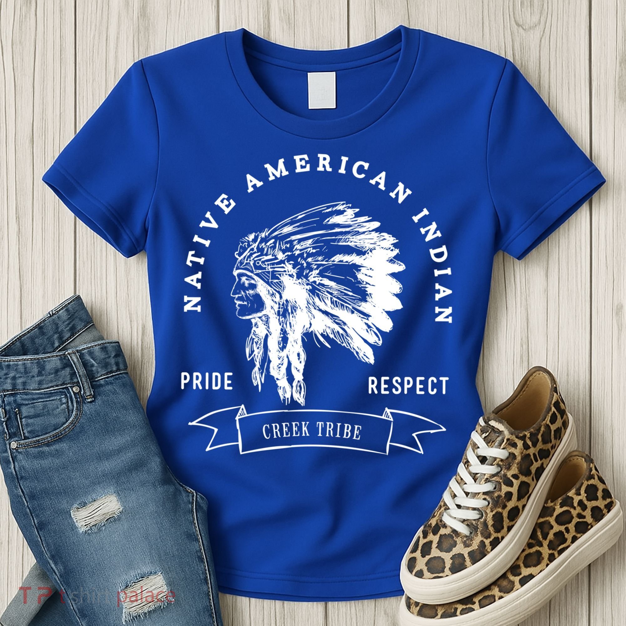 Creek Tribe Native American Indian Pride Respect Honor Gift Women's T-Shirt