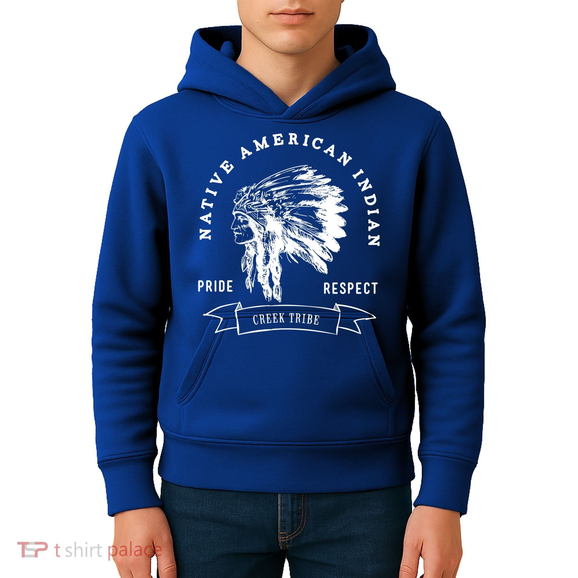 Creek Tribe Native American Indian Pride Respect Honor Gift Kids Hoodie