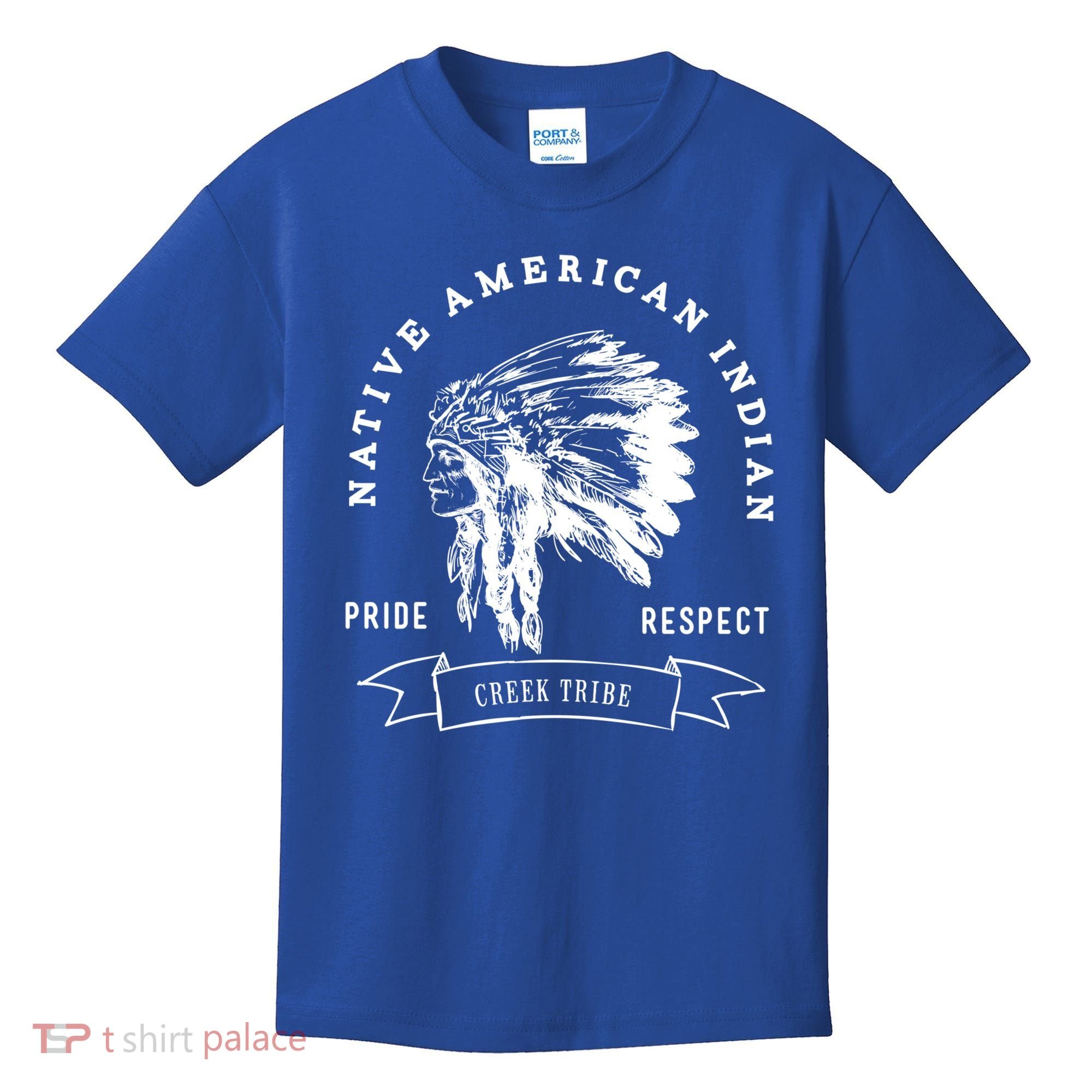 Creek Tribe Native American Indian Pride Respect Honor Gift Kids T-Shirt