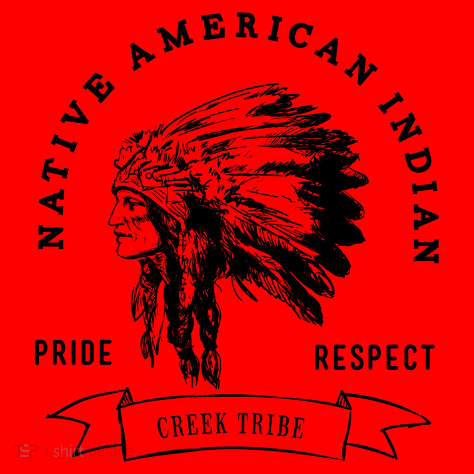 Creek Tribe Native American Indian Pride Respect Honor Gift Santa Hat