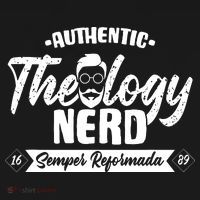 Christian Theology Nerd 1689 Reformed Seminary Polo thumb 3