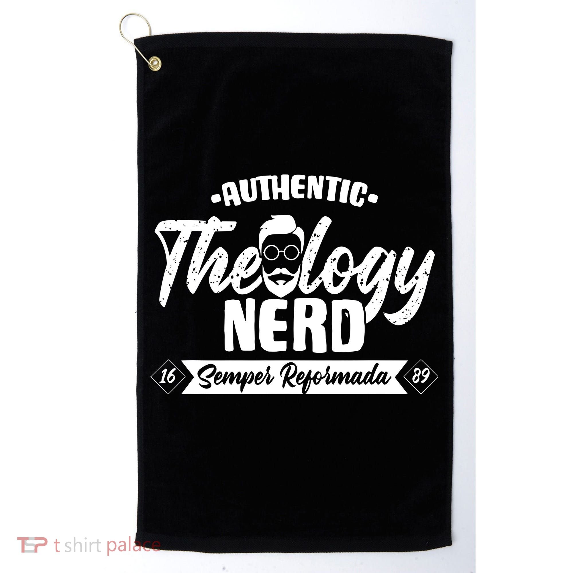 Christian Theology Nerd 1689 Reformed Seminary Golf Towel