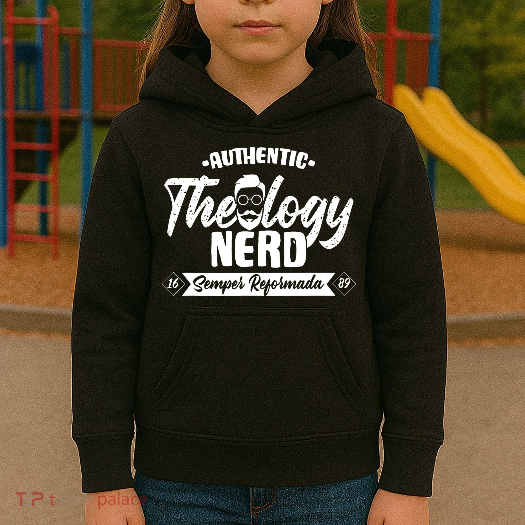 Christian Theology Nerd 1689 Reformed Seminary Kids Hoodie