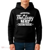 Christian Theology Nerd 1689 Reformed Seminary Kids Hoodie thumb 4
