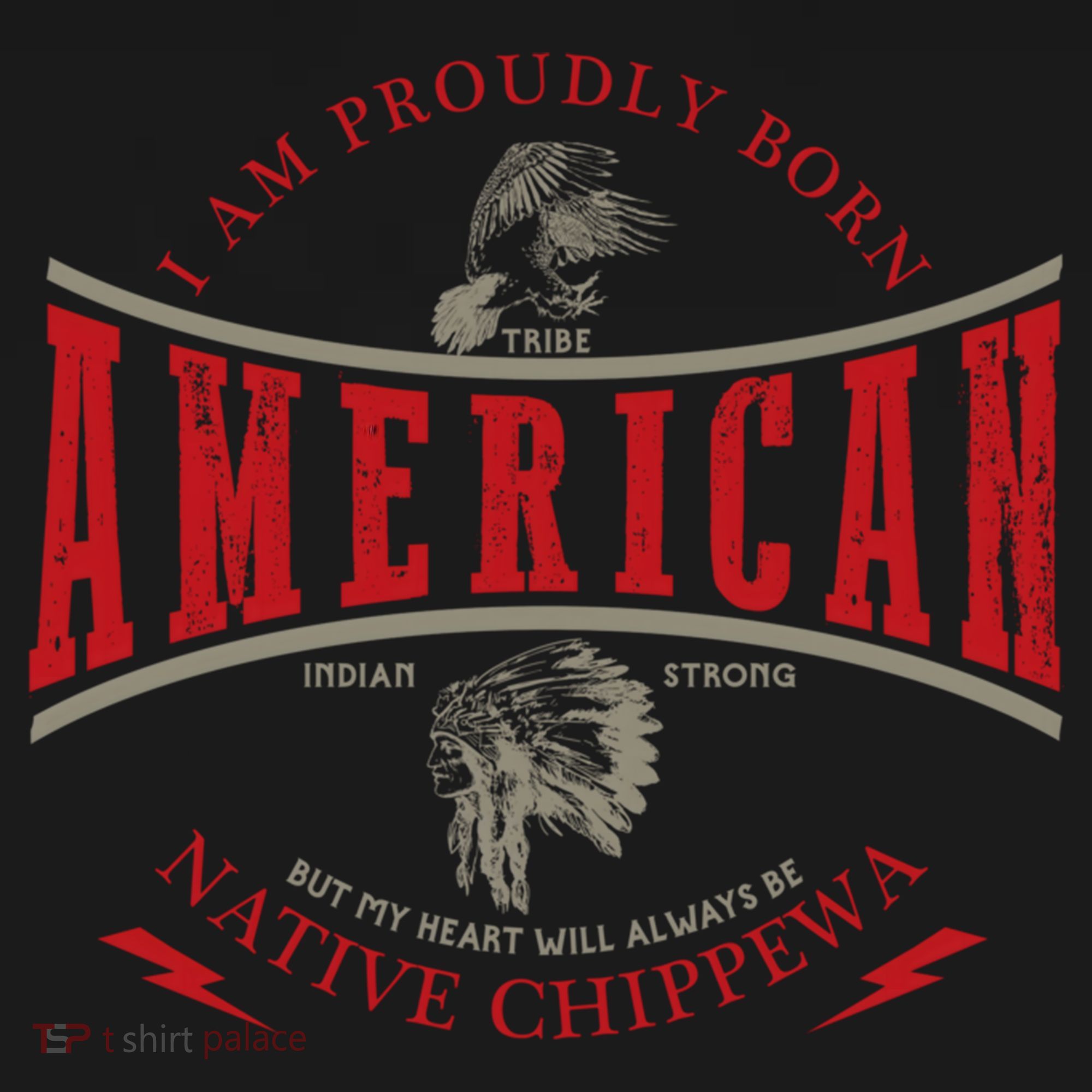 Chippewa Tribe Native American Indian Strong Pride Retro Gift Bucket Hat