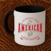 Chippewa Tribe Native American Indian Strong Pride Retro Gift Coffee Mug thumb 2