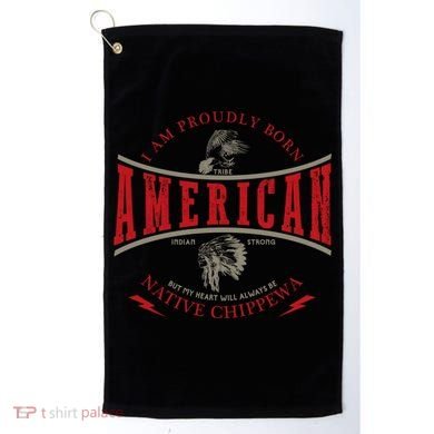 Chippewa Tribe Native American Indian Strong Pride Retro Gift Golf Towel