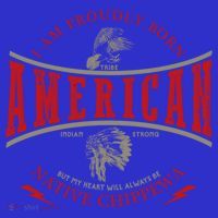 Chippewa Tribe Native American Indian Strong Pride Retro Gift Coaster thumb 2