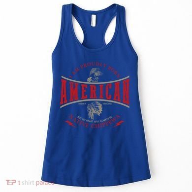 Chippewa Tribe Native American Indian Strong Pride Retro Gift Women's Tank Top