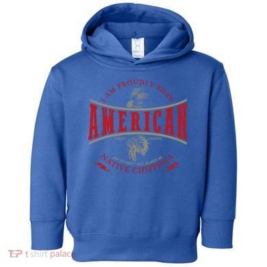 Chippewa Tribe Native American Indian Strong Pride Retro Gift Toddler Hoodie