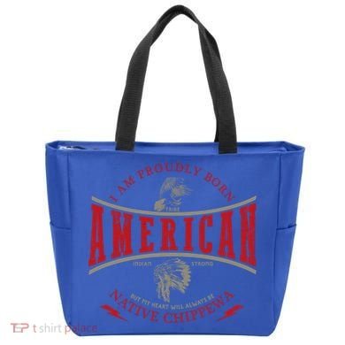 Chippewa Tribe Native American Indian Strong Pride Retro Gift Tote Bag