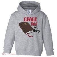 Crack This Not Drugs Holy Bible Christian God Saying Toddler Hoodie thumb 0