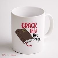 Crack This Not Drugs Holy Bible Christian God Saying Coffee Mug thumb 1