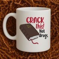 Crack This Not Drugs Holy Bible Christian God Saying Coffee Mug thumb 2