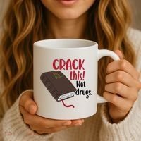 Crack This Not Drugs Holy Bible Christian God Saying Coffee Mug thumb 3
