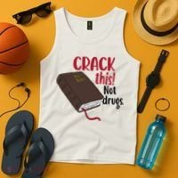 Crack This Not Drugs Holy Bible Christian God Saying Tank Top thumb 4