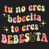 Cute Tu No Eres Bebecita To Eres Bebesota B Bunny Retro Beanie thumb 2