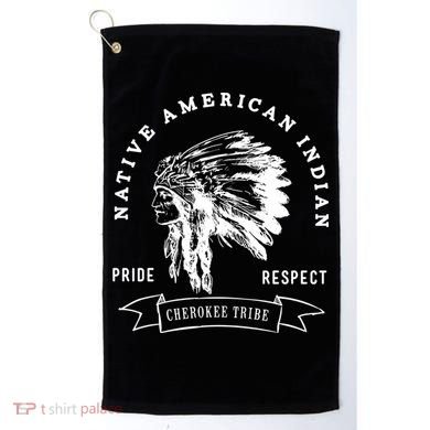 Cherokee Tribe Native American Indian Pride Respect Design Great Gift Golf Towel