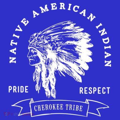 Cherokee Tribe Native American Indian Pride Respect Design Great Gift Tie-Dye T-Shirt