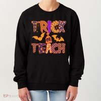 Cute Trick Or Treat Halloween Patterns Women's Sweatshirt thumb 0