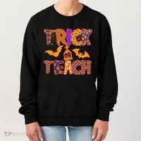 Cute Trick Or Treat Halloween Patterns Women's Sweatshirt thumb 0