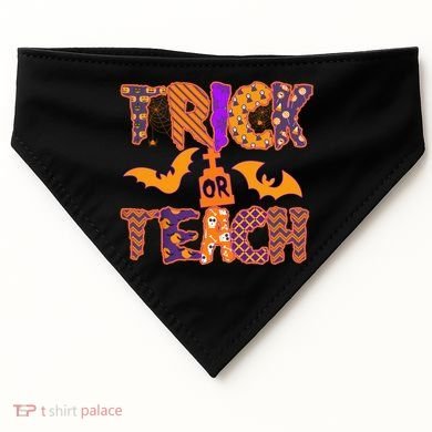 Cute Trick Or Treat Halloween Patterns USA-Made Doggie Bandana